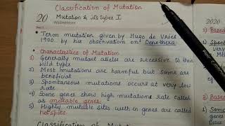 Types of Mutations part 1 [upl. by Burnley]