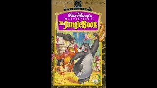 Opening to The Jungle Book 1997 VHS Version 2 [upl. by Dumond]