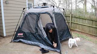 Coleman 4 Person Instant Tent Setup and Take Down [upl. by Endres40]