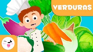 Aprende las verduras  Vocabulario para niños [upl. by Tudela]