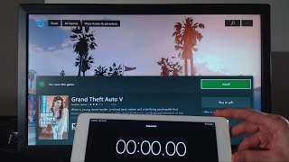 Downloading GTA 5 on XBOX ONE at 1000Mbps Gigabit Fiber Optics Internet [upl. by Horvitz]