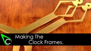 Clockmaking  How To Make A Clock In The Home Machine Shop  Part 1  Making The Clock Frames [upl. by Herrod]