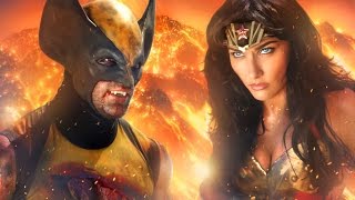 WONDER WOMAN vs WOLVERINE  ALTERNATE ENDING  Super Power Beat Down [upl. by Irama]