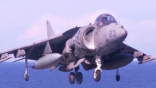 US Marines Jet That Can Hover – AV8B Harrier [upl. by Hurley599]