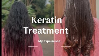 My keratin treatment experience pricestepsഇത് മുടിക്ക് നല്ലതാണോanjalynikhil [upl. by Imelida]