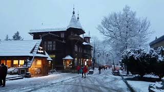 Zakopane Krupówki zimą dzisiaj 13112017 Nowotarska24com [upl. by Selby598]