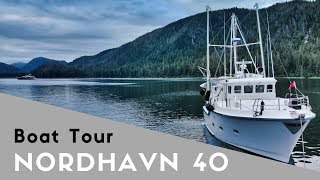 Nordhavn 40 Boat Tour  MV Cassidy Ep 14 [upl. by Lucho]