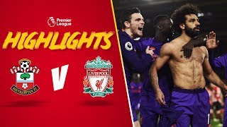 Incredible Mo Salah solo goal  Southampton 13 Liverpool  Highlights [upl. by Finstad]