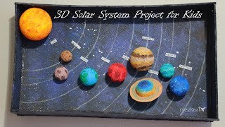 How to make 3D Solar System Project for Science Fair or School [upl. by Avilo]