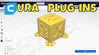 Cura Slicer PlugIns for AntiWarp and HTML Settings [upl. by Lledo11]