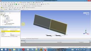 ANSYS Two Way Fluid Structure Interaction Part1 [upl. by Deibel]