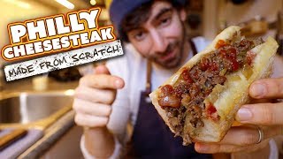 Dear SortedFood This is a REAL Philly Cheesesteak [upl. by Kcyred]