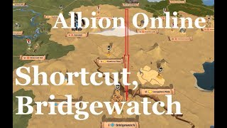 Albion Online  Caerleon to Bridgewatch fast almost safely [upl. by Adidnac]