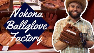 Nokona Baseball Glove Factory Tour  The Daytripper [upl. by Ricard]