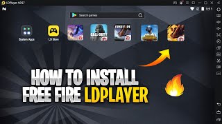 How To Install LDplayer 🔥 on pc Windows 7 Windows 10 1GB 2GB 4GB 8GB RAM or Low and PC [upl. by Humfrey]