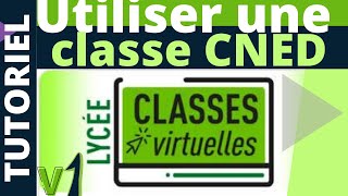 Créer et utiliser une classe virtuelle avec le CNED [upl. by Essenaj6]