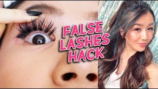 FALSE LASHES HACK  Applying UNDER Your Lashes [upl. by Sarah]