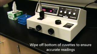 How To Use A Spectrophotometer [upl. by Laurinda]