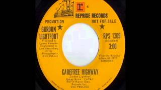 Gordon Lightfoot  Carefree Highway 1974 [upl. by Ellertal647]