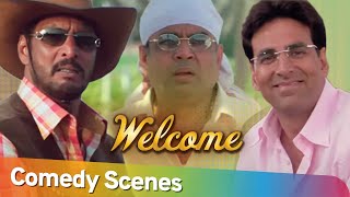 Welcome  Best Comedy Scenes  Akshay Kumar Paresh Rawal  Nana Patekar  Bollywood Comedy [upl. by Alcine]