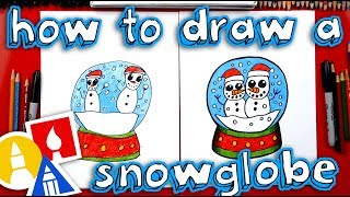 How To Draw A Snowglobe [upl. by Alexei579]