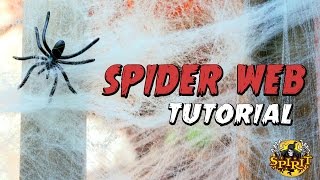 Spider Web Tutorial  Spirit Halloween [upl. by Navy]