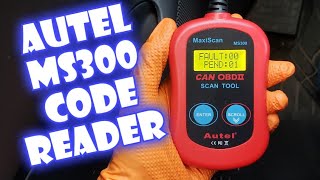 How To Use The Autel MS300 OBD2 Code Reader  Check Engine Light [upl. by Revolc]