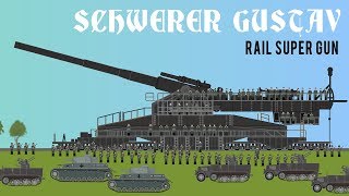 Schwerer Gustav  Rail Super Gun Behemoth [upl. by Aihtebat]