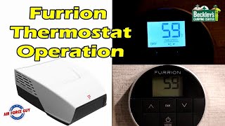 Furrion Thermostat Operation  wPaul quotThe Air Force Guyquot [upl. by Trescha]