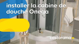 Comment installer la cabine de douche Onega Goodhome  Castorama [upl. by Esbensen]