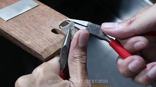 Hollow Signet Ring  How its made jewelry series [upl. by Naujuj]