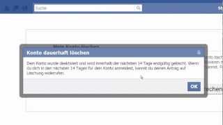 Facebook  Wie kann ich mein Profil löschen [upl. by Dina]