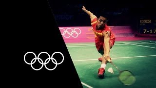 Lin Dan Makes Badminton History  Olympic Records [upl. by Angelis]