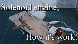 Comment fonctionne un solénoïde moteur V1  How works a solenoid engine [upl. by Assed]