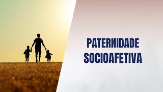 Paternidade socioafetiva [upl. by Henig]