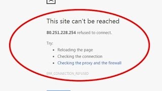 This Site Cant Be Reached ERRCONNECTIONREFUSED in Google chrome Fixed easily [upl. by Will326]