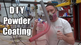 DIY Powder Coating  How to  Eastwood Co Kit Try Out [upl. by Molloy]