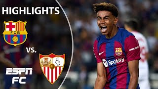 Barcelona vs Sevilla  LALIGA Highlights  ESPN FC [upl. by Gambrell52]