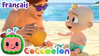 On s’amuse à la plage  CoComelon en Français  Chansons pour Bébés [upl. by Elna866]