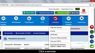 SBI INB Online Transfer of Savings accountVideo created in August 2017 [upl. by Adnaral]