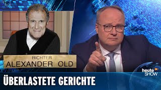 Die deutsche Justiz überlastet und überaltert  heuteshow vom 27112020 [upl. by Munshi497]