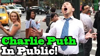 Charlie Puth  quotHow Longquot  SINGING IN PUBLIC [upl. by Ahtan829]