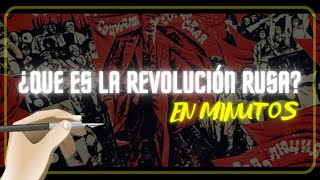 LA REVOLUCIÓN RUSA en minutos [upl. by Salzhauer624]