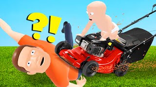 My BABY Found The NEW LAWN MOWER  Whos Your Daddy [upl. by Oiluj946]