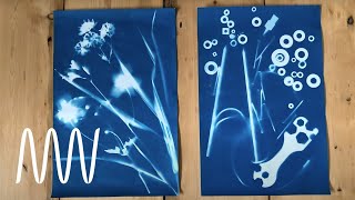 Cyanotype prints for beginners  National Museums Liverpool [upl. by Ennahs]