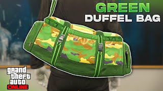 NEW How To Get The Green Camo Duffel Bag In GTA 5 Online Green Duffel Bag Glitch [upl. by Merlina]