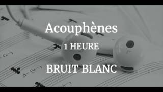 Acouphènes  Nouveau Bruit Blanc Binaural 1H [upl. by Poll256]