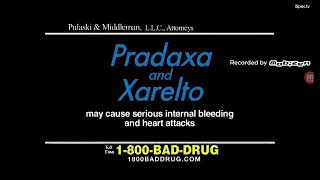 PULASKI amp MIDDLEMAN TV COMMERCIAL PRADAXA AND XARELTO ISPOTTV [upl. by Siahc]