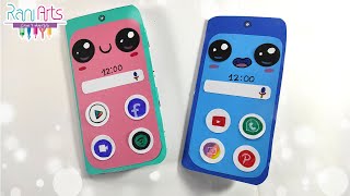 Haz esta increíble LIBRETA TELÉFONO kawaii  DIY  Easy Phone Notebook [upl. by Assenal]