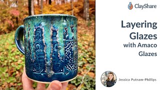 Layering Glazes with Amaco Glazes [upl. by Feodora]